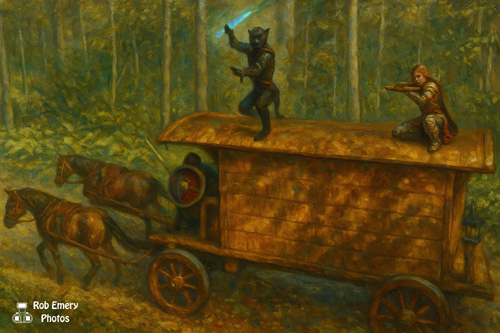 Shadow takes down an orc